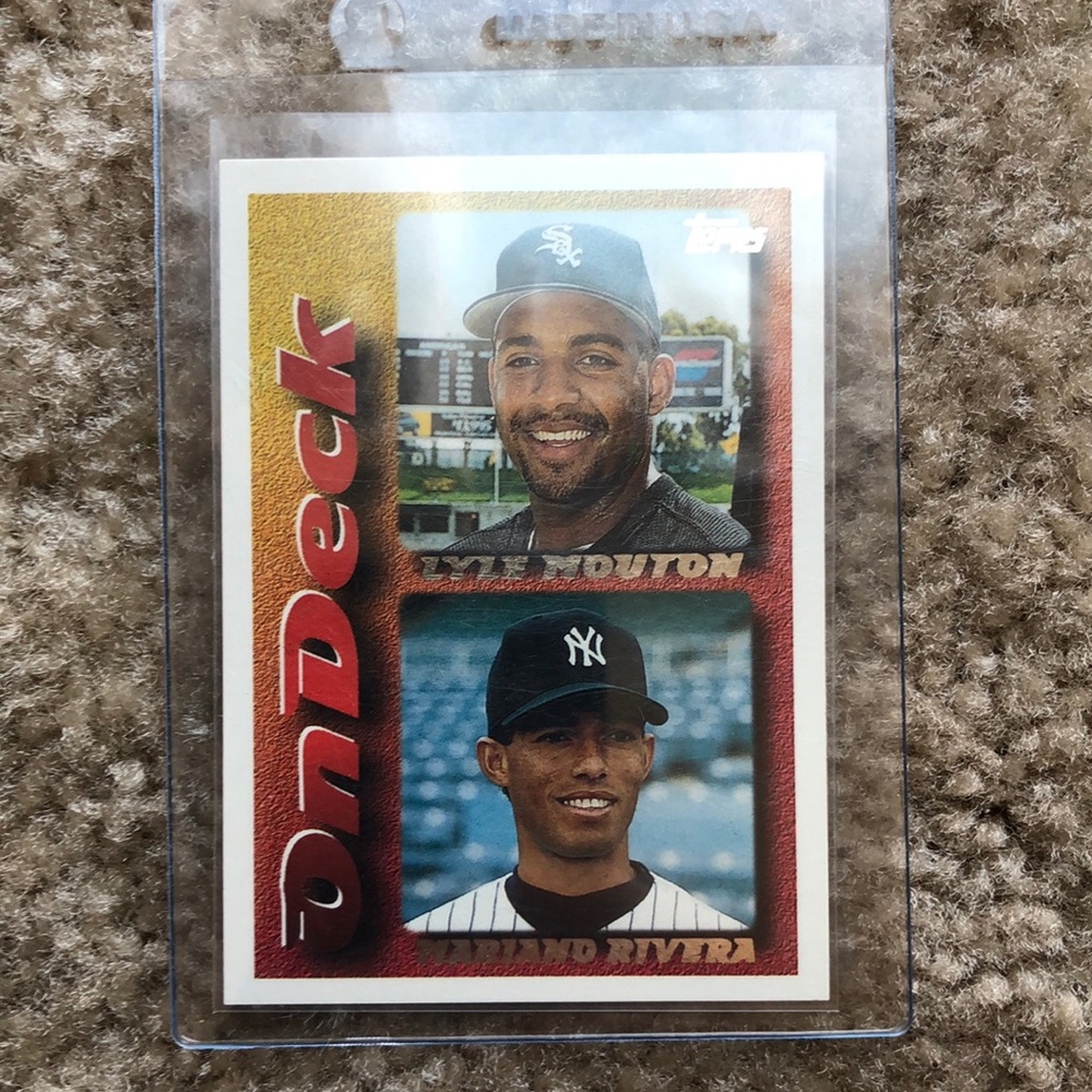 1995 Topps Mariano Rivera/L. Mouton Rookie Card
